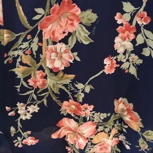 Reformation Floral Floor Length Dress